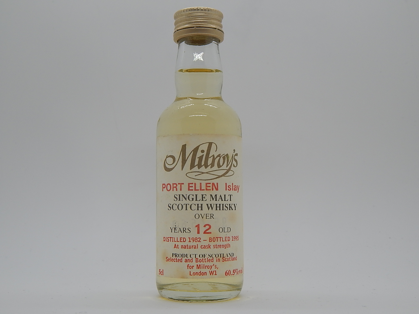 ISMSW 12yo 1982-1995 "Milroy´s" 5cl 60,5%vol